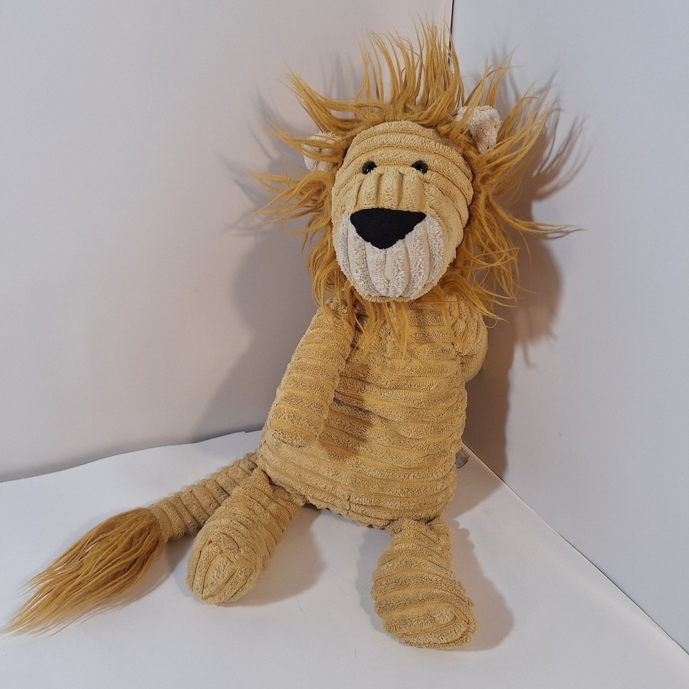 Jellycat‎ Cordy Roy Lion Plush Weighted Floppy Ribbed London Stuffed Toy